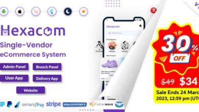 Hexacom Single Vendor eCommerce App with Website