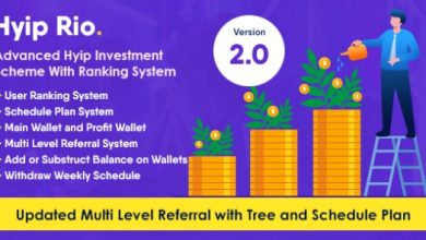 Hyip Rio Advanced Hyip Investment Scheme with Ranking System Nulled
