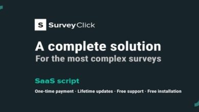 SurveyClick SaaS Survey Builder PHP Script