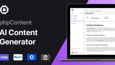 phpContent AI Content Generator Platform SaaS Nulled Script