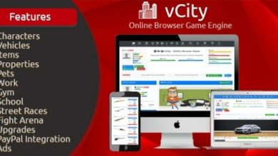 vCity Online Browser Game Platform Script