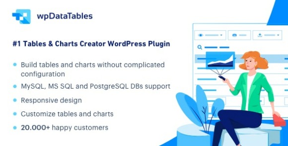 Download #wpDataTables v5.4.1 – Tables and Charts Manager for WordPress Plugin