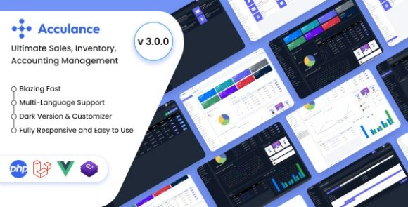 Download #Acculance v3.0.0 Nulled – Ultimate Sales, Inventory, Accounting Management System PHP Script