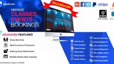 Classeventie Online Classes and Events Booking Script
