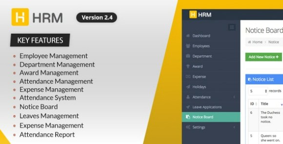 Download #HRM v4.0.2 Nulled – Human Resource Management PHP Script