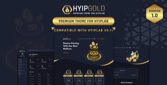 HyipGold Premium Theme for HYIPLAB