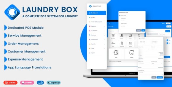 Download #Laundry Box POS and Order Management System v1.2.0 – PHP Script