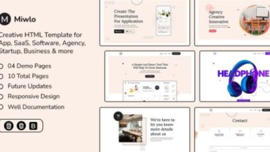 Miwlo Landing Page HTML Template