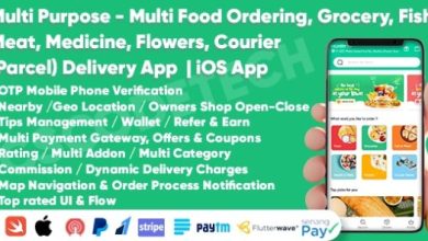 Multi Purpose Food Grocery Pharmacy Courier Delivery Apps