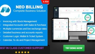 Neo Billing Accounting Invoicing CRM Software Nulled