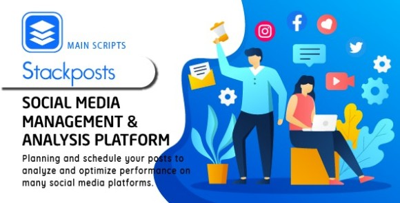 Stackposts v8.0.8 Nulled – Social Marketing Tool + Modules Script