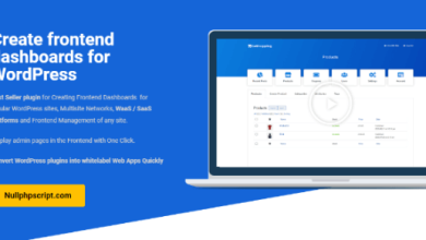 WP Frontend Admin WordPress Plugin
