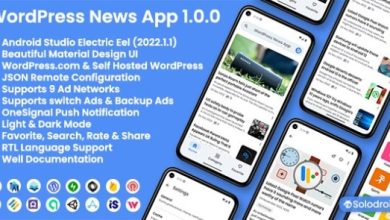 WordPress News App Source Code