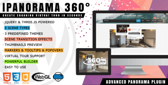 iPanorama 360 Virtual Tour Builder WordPress Plugin