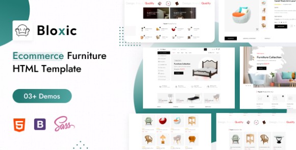Bloxic Furniture Store HTML Template