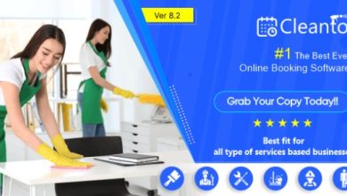 Cleanto Online Bookings Management System Services Cleaning Companies Script