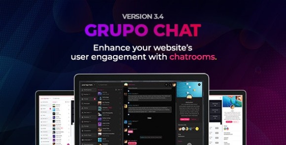 Download #Grupo Chat v3.4 Nulled – Chat Room & Private Chat PHP Script