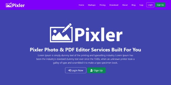Pixler Photo and PDF Editor Script