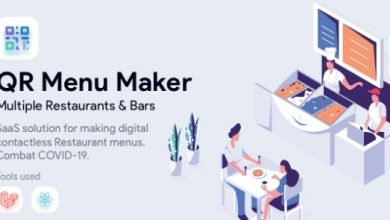 QR Menu Maker SaaS Contactless QR Restaurant Menus Script