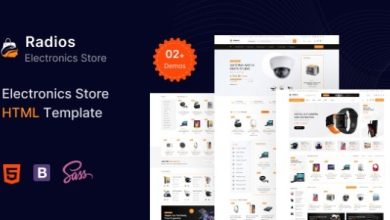 Radios Electronics eCommerce HTML Template