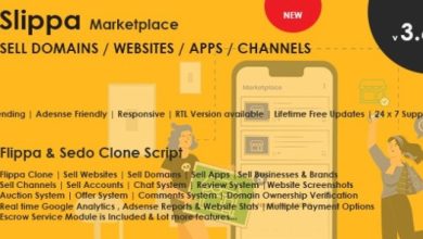 Slippa Domains Website App Social Media Marketplace Nulled Script