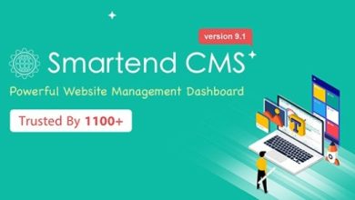 SmartEnd CMS Laravel Admin Dashboard with Frontend and Restful API