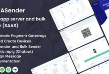 WASender WhatsApp Server and Bulk Sender SaaS Script