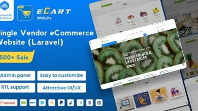 eCart Web eCommerce Store Website with Laravel Nulled