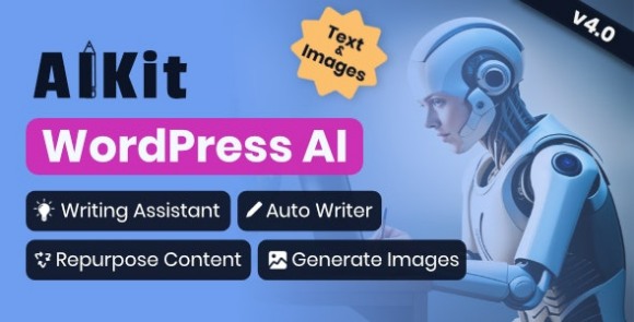 Download #AIKit v4.11.0 – WordPress AI Automatic Writer, Chatbot, Writing Assistant & Content Repurposer / OpenAI GPT Plugin