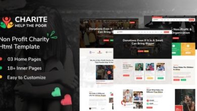Charite Non-Profit Charity HTML Template