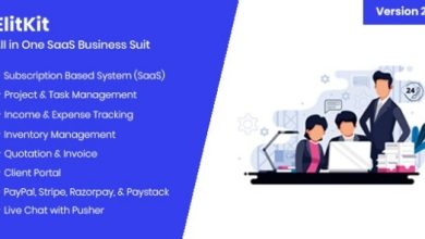 ElitKit All In One SaaS Business Suit Script