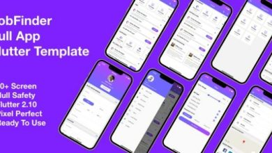 Flutter Job Finder Full App Template