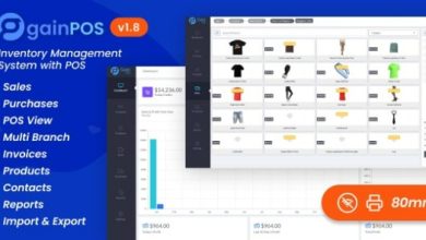 Gain POS Inventory and Sales Management System Nulled