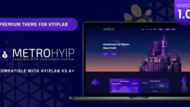 METROHYIP Premium Theme for HYIPLab