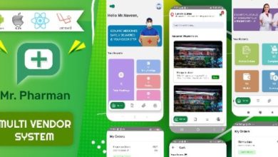 MrPharman React Native Multi Vendor Pharmacy Solution App Source