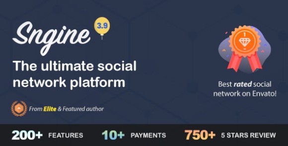 Download #Sngine v3.12 Nulled – The Ultimate PHP Social Network Platform Script