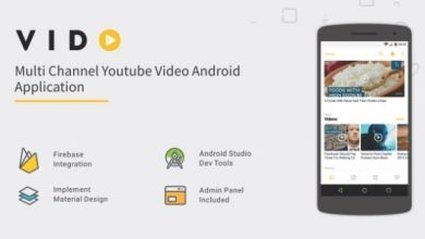 Vido Android YouTube Multi Channel App Source