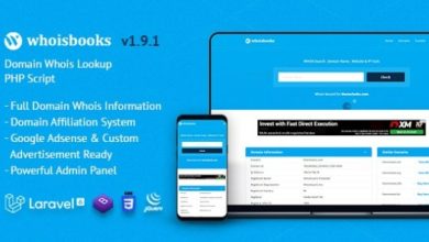WhoisBooks Domain Whois Lookup PHP Script Nulled