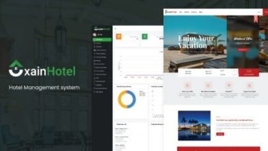 Xain Hotel Management System with Website Nulled Script