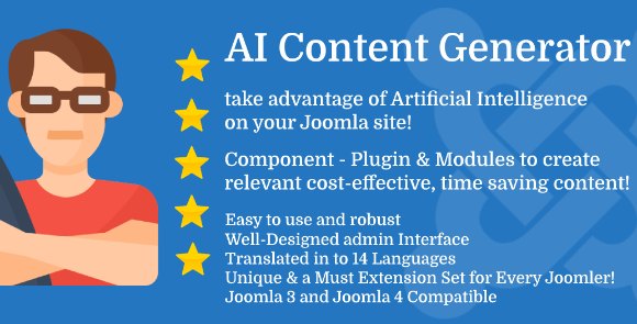 AI Content Generator Joomla Extension