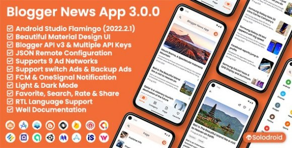 Download #Blogger News App v3.0.0 – Blogger API v3 App Source Code