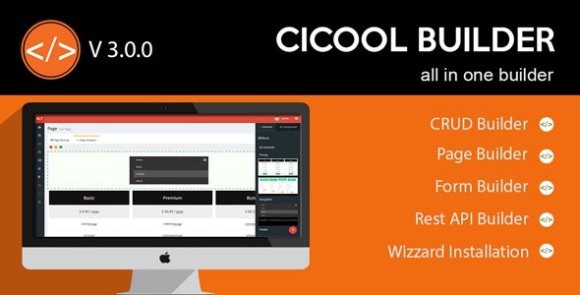 Download #Cicool v3.4.3 – Page, Form, Rest API and CRUD Generator Script