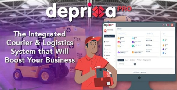 Download #Deprixa Pro v7.6.0 Nulled – Courier & Logistics Integrated System Script