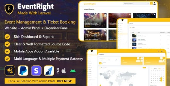 EventRight Ticket Sales and Event Booking and Management System SaaS Nulled