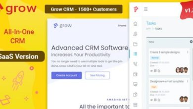 Grow CRM SaaS Laravel Project Management Multitenancy Script
