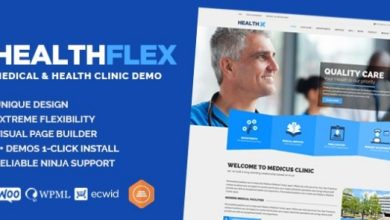 HEALTHFLEX Doctor Medical Clinic and Health WordPress Theme