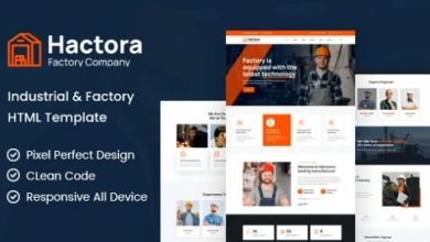 Hactora Industry and Factory HTML Template