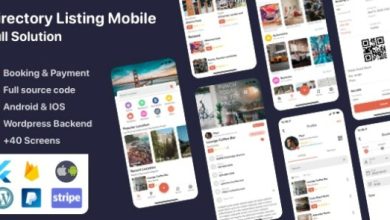 Listar FluxPro Flutter Mobile Directory Listing Booking WordPress App Source