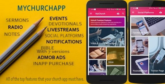 Download #My Church App (15 Jul 2023) – Android & IOS Flutter Church Application Source