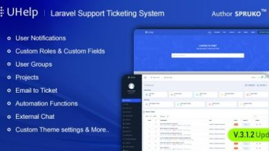 Uhelp Helpdesk Support Ticketing System Nulled Script